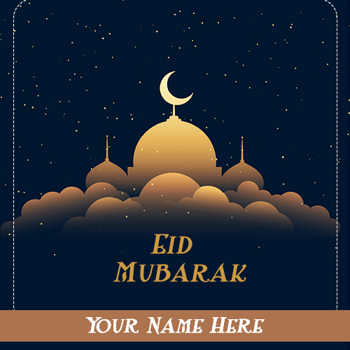 Eid Mubarak 2025 Images With Name for Whatsapp status